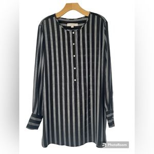 Loft long tunic blouse